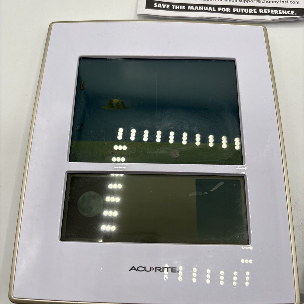 ACU RITE Weather Station Panel / Control 00806sbdi Temp & Humidity - Picture 2 of 10